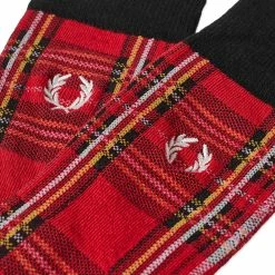 Fred Perry Authentic Fred Perry Tartan Sock -Outlet Scarves Store 19 12 2022 BLR C5127 943 2 1