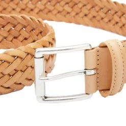 Andersons Anderson's Woven Leather Belt -Outlet Scarves Store 19 12 22 JF A1097 PL178 F6 2 1