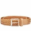 Andersons Anderson's Woven Leather Belt -Outlet Scarves Store 19 12 22 JF A1097 PL178 F6 m1 1