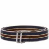 Beams Plus Grosgrain Tape Double Ring Belt