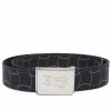 Dime Wave Checkered Belt -Outlet Scarves Store 20 12 22 JF DIMEHO41BLK m1 1