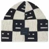 Acne Studios Kuri Checkerboard Face Beanie -Outlet Scarves Store 21 07 2022 NS C40239 CW8 M1 1