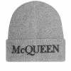 Alexander McQueen Logo Beanie Hat