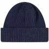 RoToTo Recycled Wool/PL Beanie -Outlet Scarves Store 22 09 2022 tc rtt r5054 nvy m1