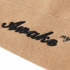 Awake NY Script Logo Beanie -Outlet Scarves Store 22 11 2022 GH AWK FW22 HT003 LTE 2 1