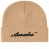 Awake NY Script Logo Beanie -Outlet Scarves Store 22 11 2022 GH AWK FW22 HT003 LTE m1 1