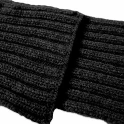 Margaret Howell Narrow Cashmere Scarf -Outlet Scarves Store 22 11 2022 JC UNAC0332A22KNYBLK 2 1