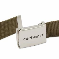 Carhartt WIP Chrome Clip Belt -Outlet Scarves Store 22 12 2022 JB I019176 1CIXX 2 1