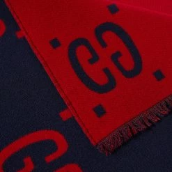 Gucci GG Jaquard Scarf -Outlet Scarves Store 23 12 2022 SI 495592 4G350 4074 3 1