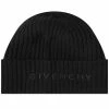 Givenchy Ribbed Logo Beanie