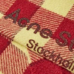 Acne Studios Cassiar Check Narrow New Scarf -Outlet Scarves Store 24 02 2023 JD CA0155 DDG 3 1