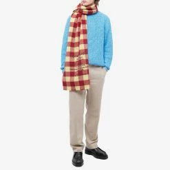 Acne Studios Cassiar Check Narrow New Scarf -Outlet Scarves Store 24 02 2023 JD CA0155 DDG m9 1