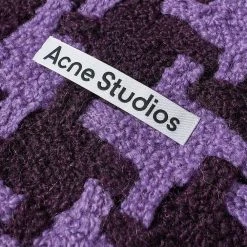 Acne Studios Vadik Houndstooth Scarf -Outlet Scarves Store 24 02 23 JF CA0153 AMP 3 1