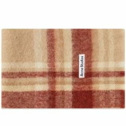 Acne Studios Vana Mohair Check Scarf