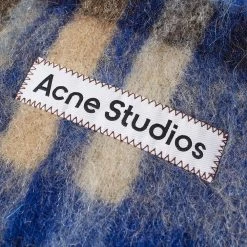 Acne Studios Vana Mohair Check Scarf -Outlet Scarves Store 25 07 2022 NS CA0146 CZ6 2 1