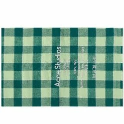 Acne Studios Cassiar Check Narrow New Scarf