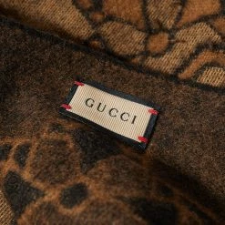 Gucci Horse Bit Monogram Scarf -Outlet Scarves Store 25 10 2022 LL 715713 4GABX 9764 4 1