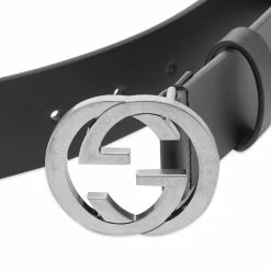 Gucci GG Interlock Belt -Outlet Scarves Store 26 05 2022 LL 368186 BGH0N 1000 2 1