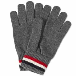 Moncler Tricolore Band Logo Gloves