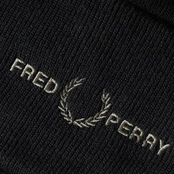 Fred Perry Logo Beanie -Outlet Scarves Store 27 02 2023 jc C4114 102 2 1