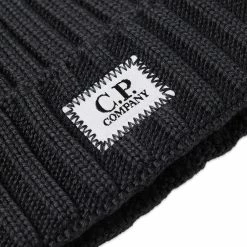 C.P. Company CP Company Patch Logo Beanie -Outlet Scarves Store 27 06 2022 BLR 13CMAC120A 005509A 968 2 1