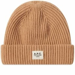A.P.C. James Ribbed Beanie