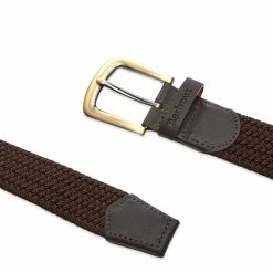 Barbour Stretch Webbing Leather Belt -Outlet Scarves Store 28 07 2022 JD MAC0038BR91 2 1