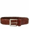 Andersons Anderson's Woven Leather Belt -Outlet Scarves Store 29 01 2019 andersons wovenleatherbelt brown a1097 pi178 c1 th 1