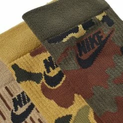 Nike Everyday Essential Camo Sock - 3 Pack -Outlet Scarves Store 29 07 2022 BLR DH3414 903 2 1