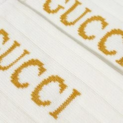 Gucci Logo Sock -Outlet Scarves Store 29 12 2022 AJ 732697 4GAGA 9000 2 1