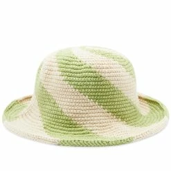 Checks Downtown Spiral Crochet Bucket Hat