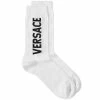 Versace Logo Socks -Outlet Scarves Store 30 03 2022 TC 1005507 IK0104 I4D1 m1 1