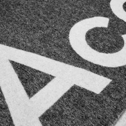 Acne Studios Toronty Logo R Scarf -Outlet Scarves Store Acne Studios Toronty Logo R Scarf Black CA0104 900 3 1