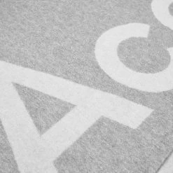 Acne Studios Toronty Logo R Scarf -Outlet Scarves Store Acne Studios Toronty Logo R Scarf Grey CA0104 902 3 1